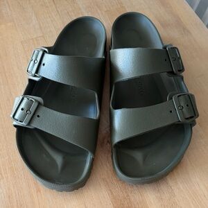 Birkenstock Arizona Essentials Eva Olive Green Men's Sandals